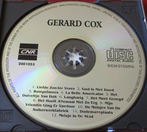 Gerard Cox : Gerard Cox (CD, Comp, RE)