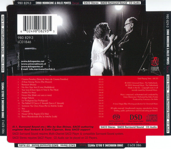 Ennio Morricone & Dulce Pontes : Focus (SACD, Hybrid, Multichannel, Album)