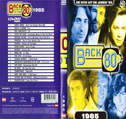 Various : Back To The 80's - (1985) (CD, Comp + DVD-V)