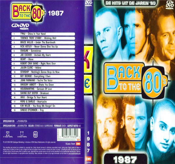 Various : Back To The 80's - (1987) (CD, Comp + DVD-V)