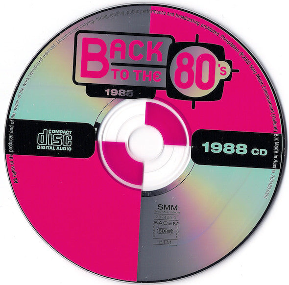 Various : Back To The 80's - (1988) (CD, Comp + DVD-V)