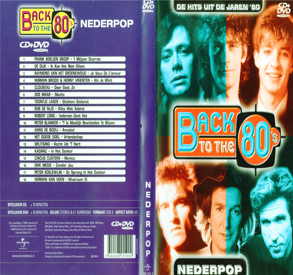 Various : Back To The 80's - (Nederpop) (CD, Comp + DVD-V)