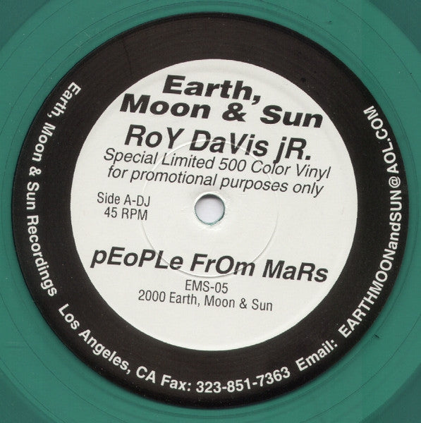Roy Davis Jr. : People From Mars (12", Ltd, Promo, Cle)