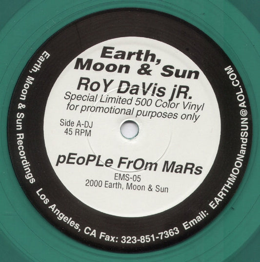 Roy Davis Jr. : People From Mars (12", Ltd, Promo, Cle)