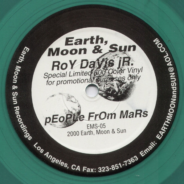 Roy Davis Jr. : People From Mars (12", Ltd, Promo, Cle)