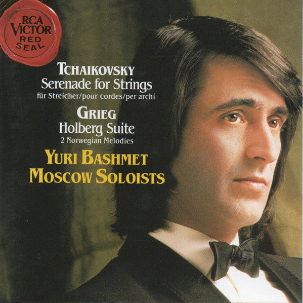 Yuri Bashmet, Moscow Soloists : Tchaikovsky Serenade For Strings. Grieg Holberg Suite, 2 Norwegian Melodies (CD)