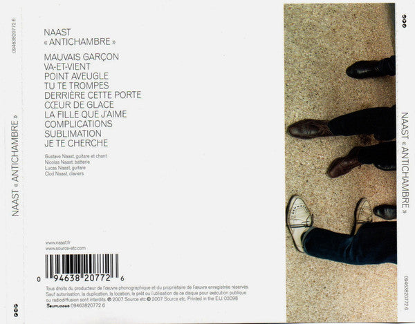 Naast : Antichambre (CD, Album)