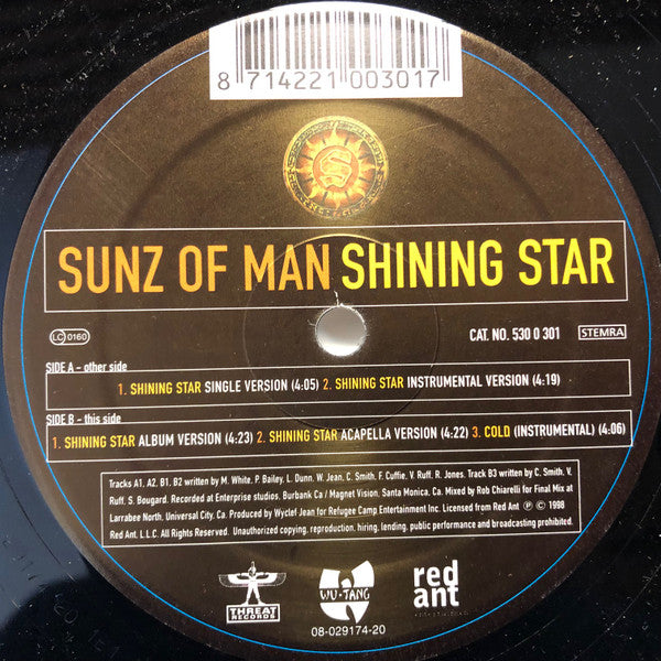 Sunz Of Man : Shining Star (12")