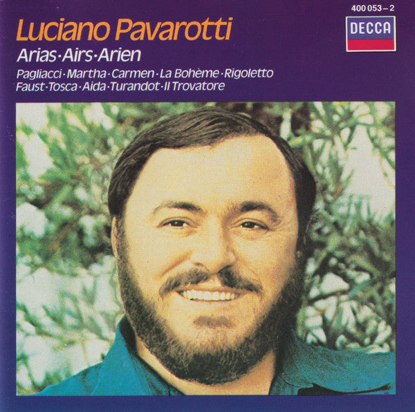 Luciano Pavarotti : Arias = Airs = Arien (CD, Comp)