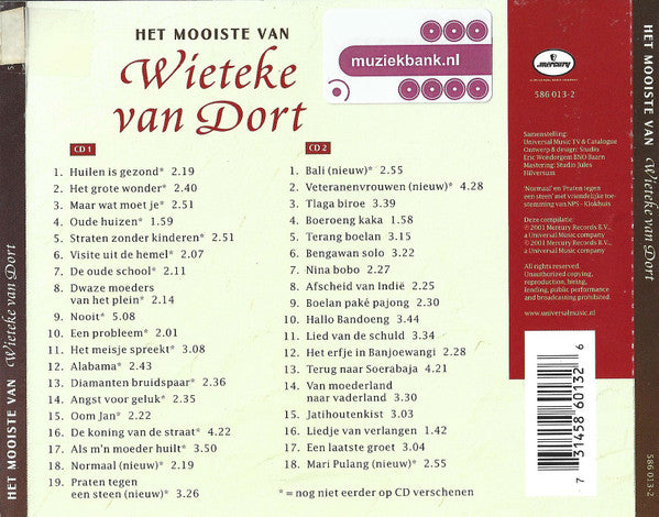 Wieteke van Dort : Het Mooiste Van  (2xCD, Album, Comp)