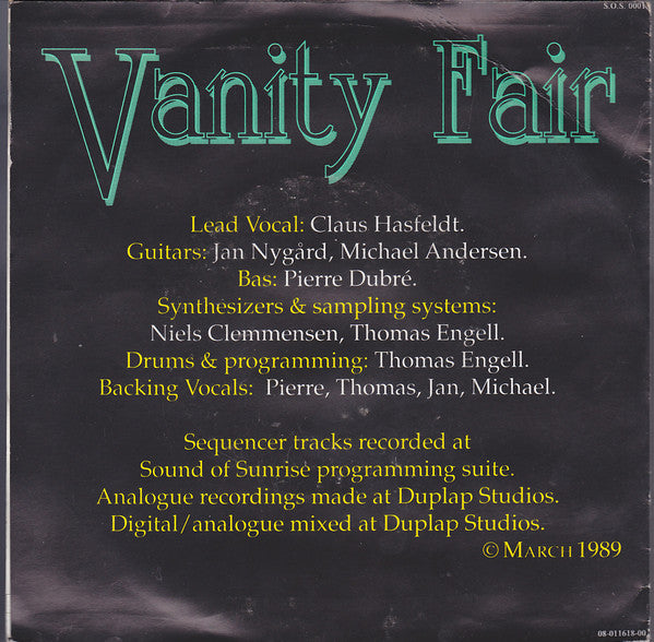 Vanity Fair (4) : Cherrie (7")