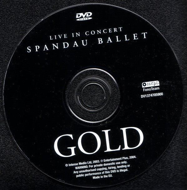 Spandau Ballet : Gold (Live In Concert) (DVD-V, Multichannel, PAL)