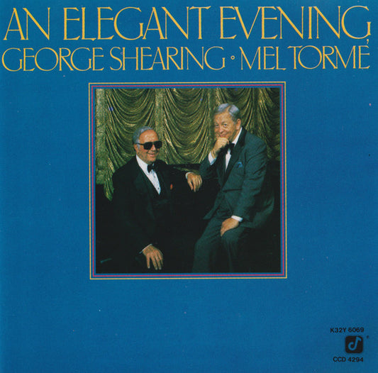 George Shearing • Mel Tormé : An Elegant Evening (CD, Album)