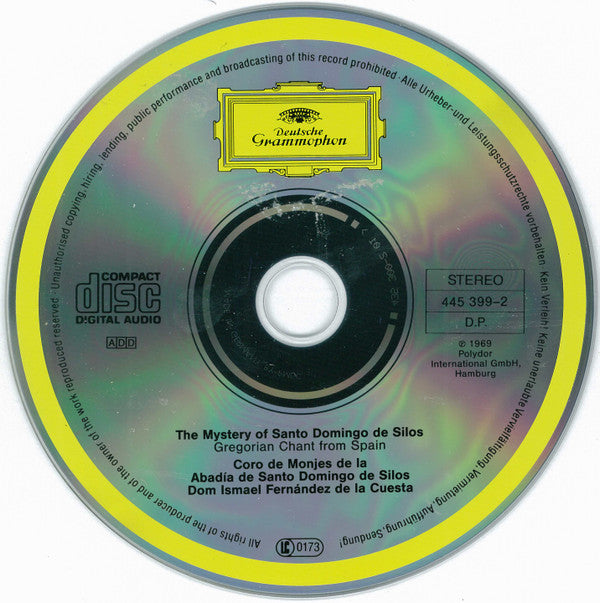 Coro De Monjes Del Monasterio De Santo Domingo De Silos : The Mystery Of Santo Domingo De Silos: Gregorian Chant From Spain (CD, Album, RE)