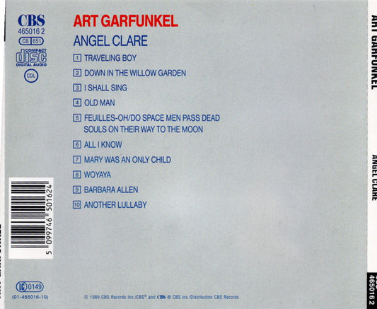 Art Garfunkel : Angel Clare (CD, Album)
