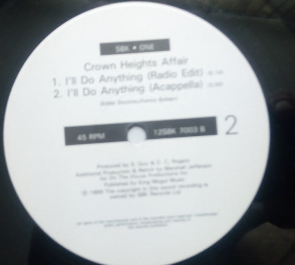 Crown Heights Affair : I'll Do Anything (12", Single)
