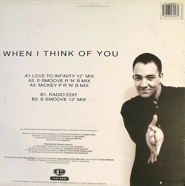 Kenny Thomas : When I Think Of You (12")