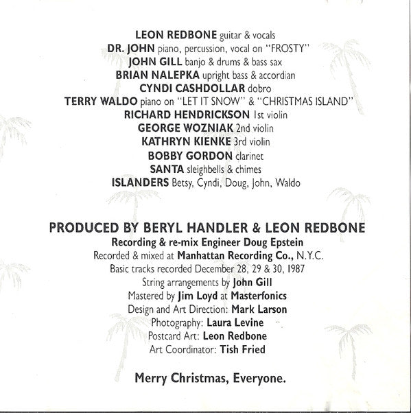 Leon Redbone : Christmas Island (CD, Album, RE)
