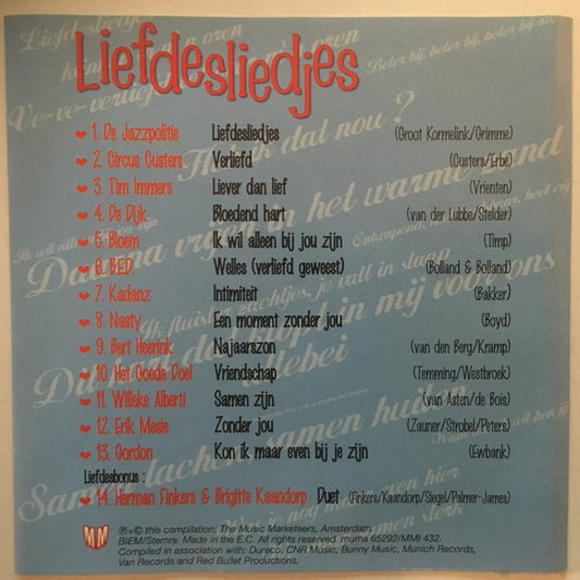 Various : Liefdesliedjes (CD, Comp)
