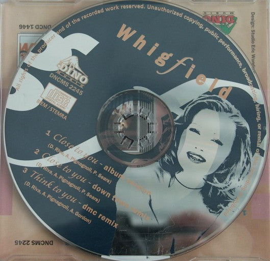 Whigfield : Close To You (CD, Maxi)