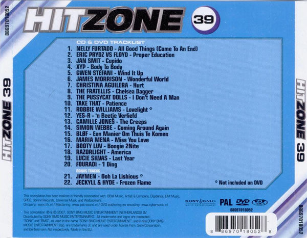 Various : Radio 538 - Hitzone 39 (CD, Comp + DVD, Comp, PAL)