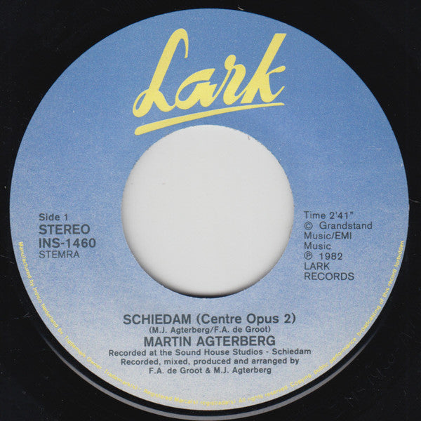 Martin Agterberg : Schiedam (7", Single)
