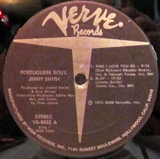 Jimmy Smith : Portuguese Soul (LP, Album)