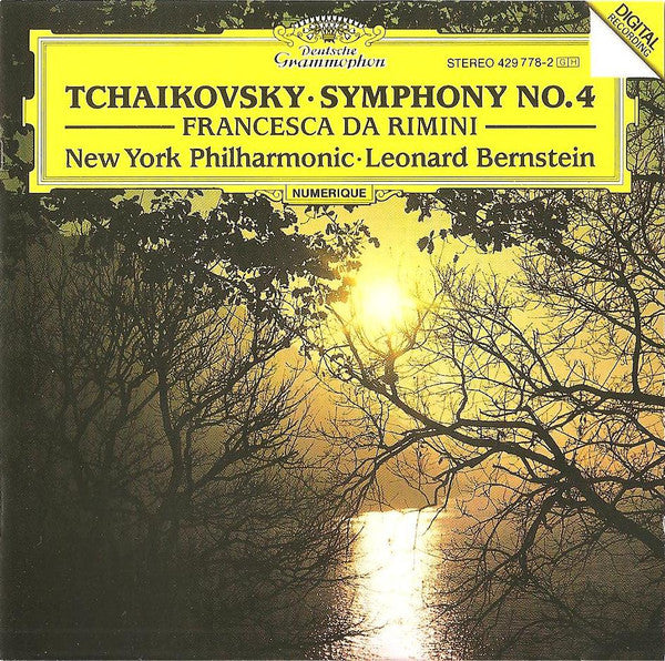 Pyotr Ilyich Tchaikovsky, New York Philharmonic, Leonard Bernstein : Symphony No. 4 / Francesca Da Rimini (CD, Album)