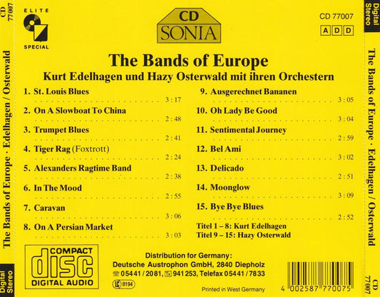 Kurt Edelhagen Und Hazy Osterwald : Kurt Edelhagen Und Hazy Osterwald Mit Ihren Orchestern (CD, Comp)