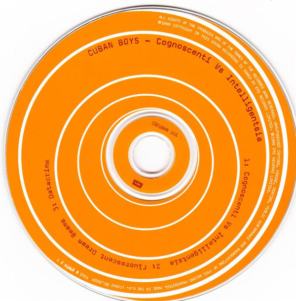 Cuban Boys : Cognoscenti Vs. Intelligentsia (CD, Single)