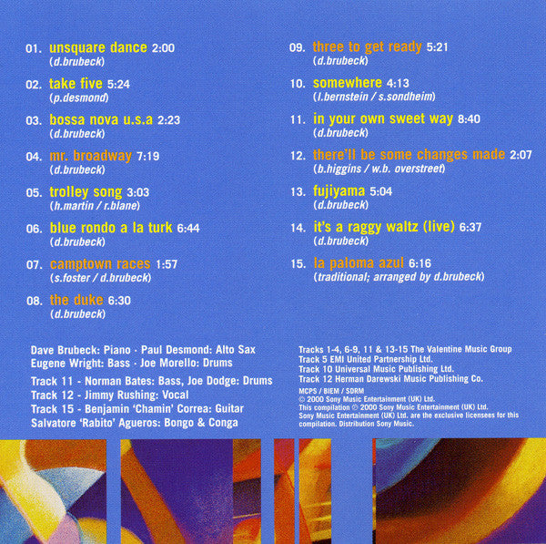 Dave Brubeck : The Very Best (CD, Comp)