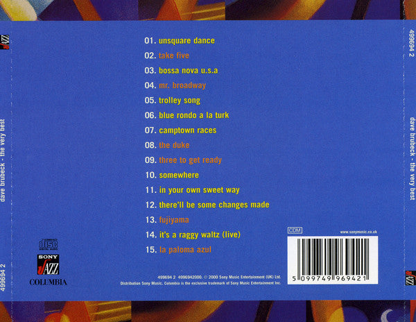 Dave Brubeck : The Very Best (CD, Comp)