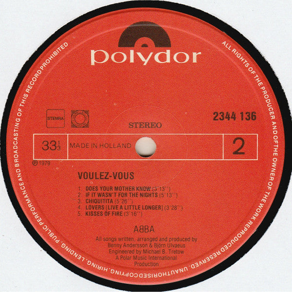 ABBA : Voulez-Vous (LP, Album)