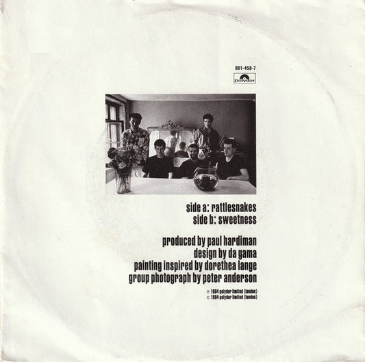 Lloyd Cole & The Commotions : Rattlesnakes (7", Single)