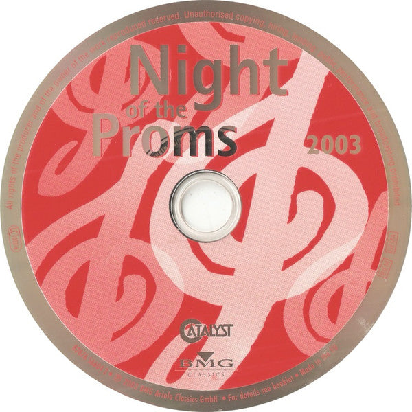 Various : The Night Of The Proms 2003 (Pop meets Classic) (CD, Comp)