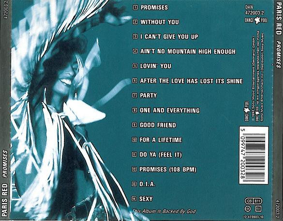 Paris Red : Promises (CD, Album)