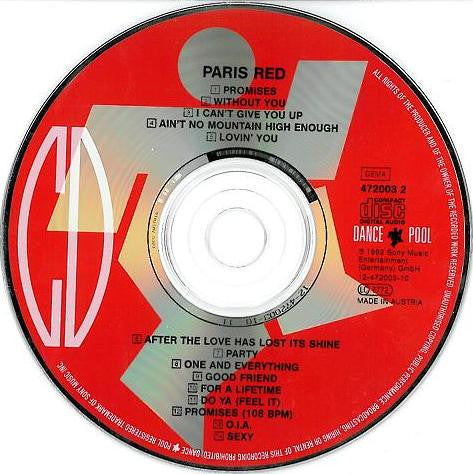 Paris Red : Promises (CD, Album)