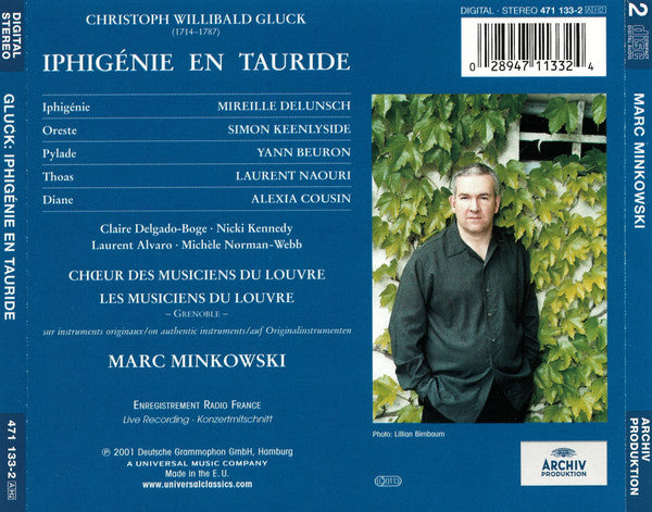 Christoph Willibald Gluck - Mireille Delunsch, Simon Keenlyside, Les Musiciens Du Louvre, Marc Minkowski, Yann Beuron, Laurent Naouri, Alexia Cousin : Iphigénie En Tauride (2xCD)