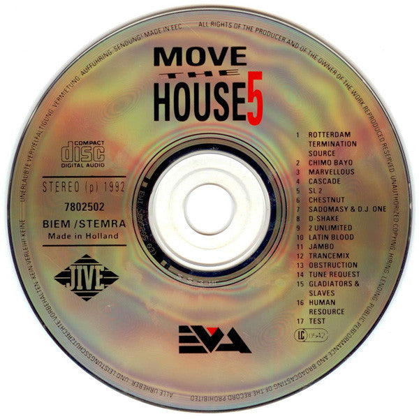 Various : Move The House 5 (CD, Comp)