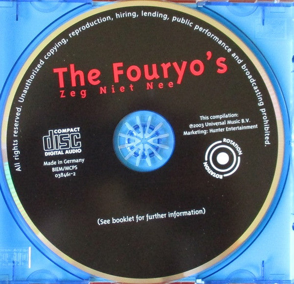 The Fouryo's : Zeg Niet Nee (CD, Comp, RE)