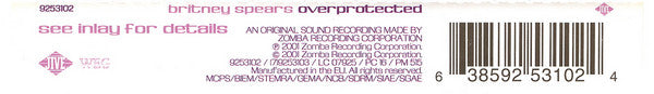 Britney Spears : Overprotected (CD, Single, Enh)
