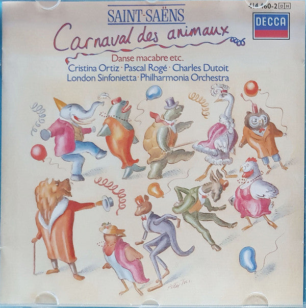 Camille Saint-Saëns · Cristina Ortiz · Pascal Rogé · Charles Dutoit · London Sinfonietta · Philharmonia Orchestra : Carnaval Des Animaux, Danse Macabre, Etc. (CD, RE)
