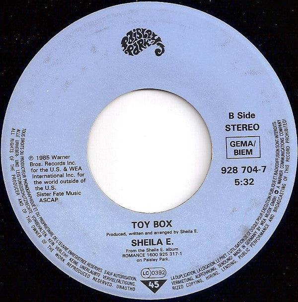 Sheila E. : Holly Rock (7", Single)