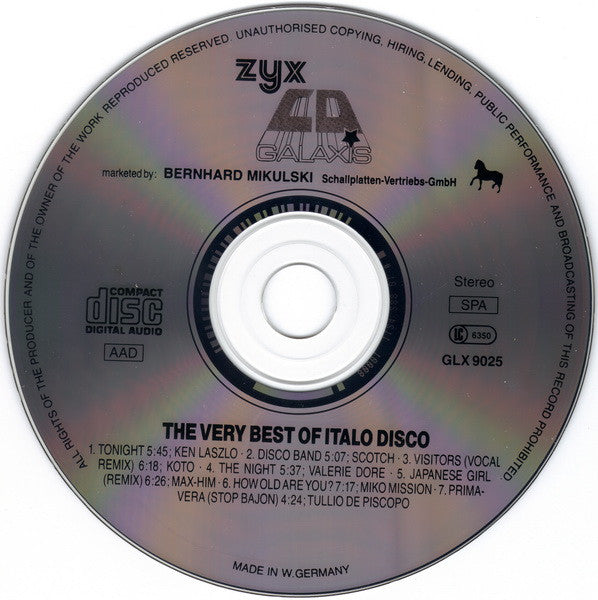 Various : The Very Best Of Italo Disco (CD, Comp)