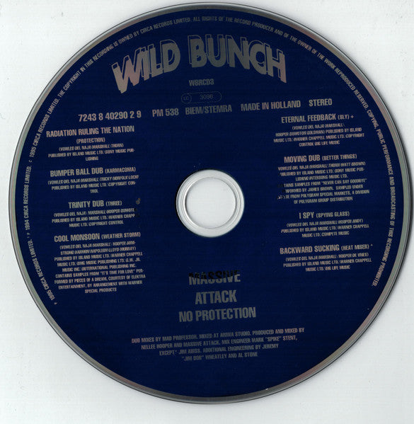 Massive Attack V Mad Professor : No Protection (CD, Album)
