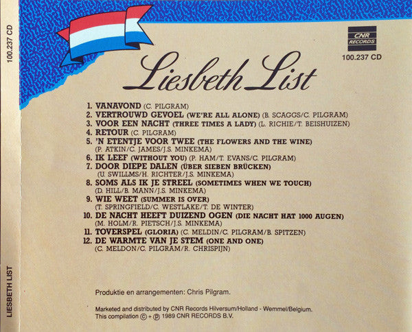 Liesbeth List : Liesbeth List (CD, Album, RE)