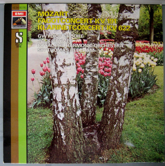 Wolfgang Amadeus Mozart, Royal Philharmonic Orchestra, Sir Thomas Beecham :  Fagotconcert KV 191, Klarinetconcert KV 622 (LP)
