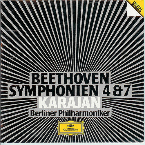 Ludwig van Beethoven - Herbert von Karajan - Berliner Philharmoniker : Symphonien 4 & 7 (CD, Album, RE)