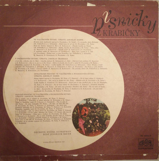 Dechová Hudba Supraphon : Písničky Z Krabičky (LP, Mono, P/Mixed, RP)