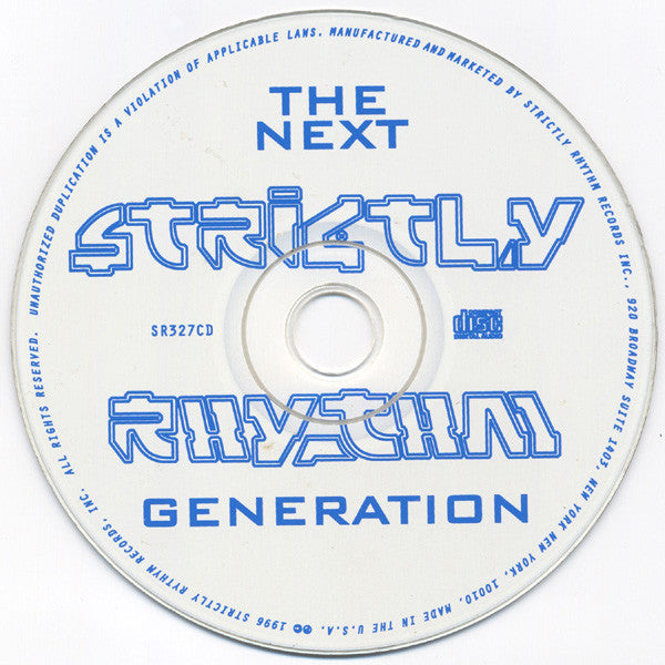 Confucius And DJ Monk, Rabbit In The Moon : The Next Strictly Rhythm Generation (CD, Album, Comp, Mixed)